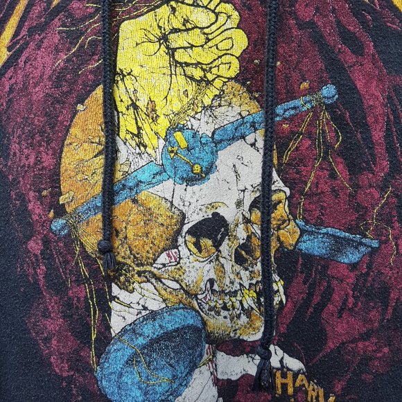 Vintage Hoodie METALLICA Harvestor of Sorrows Infinity Designer Black Size XXL - Picture 7 of 16